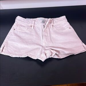 Women's Pink Denim Shorts